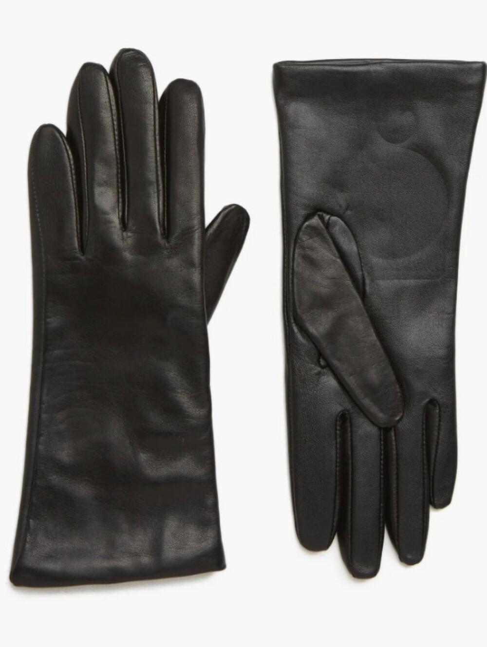 Nordstrom Cashmere Lined Leather Touchscreen Gloves